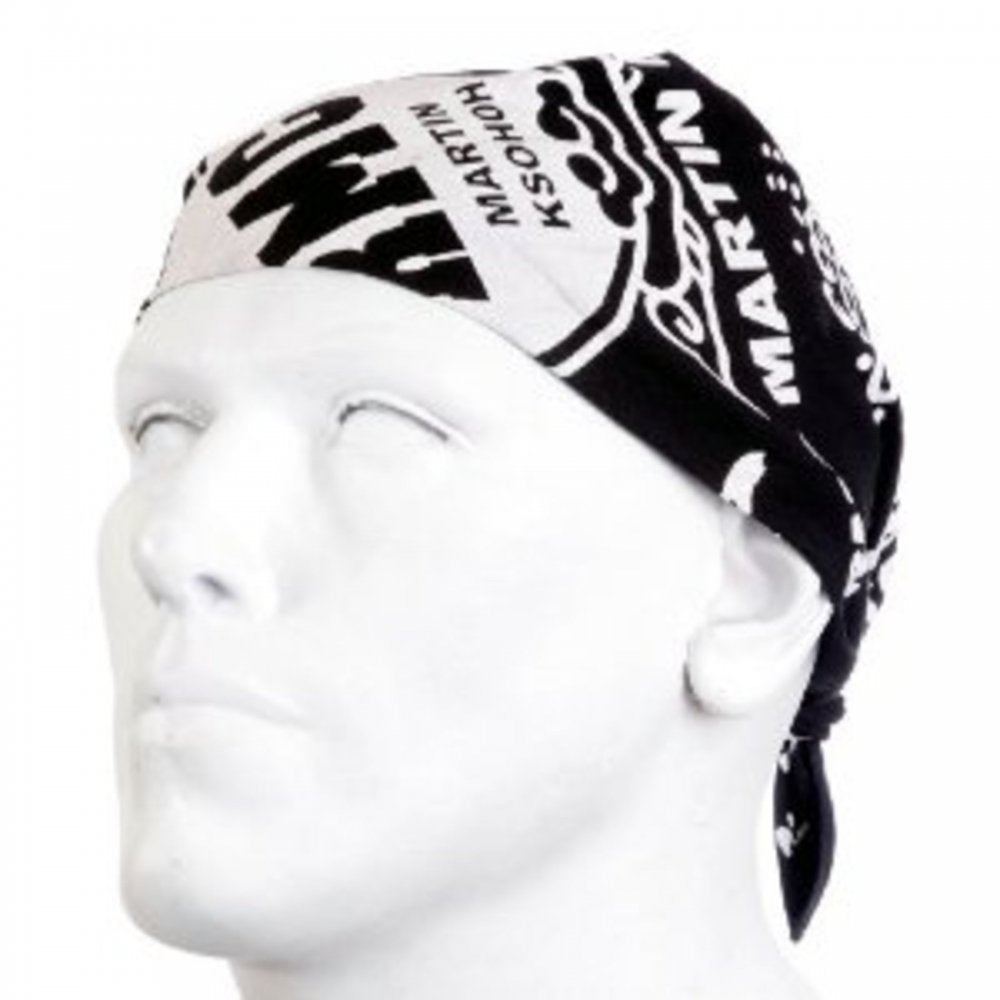 100% cotton mens printed black bandana