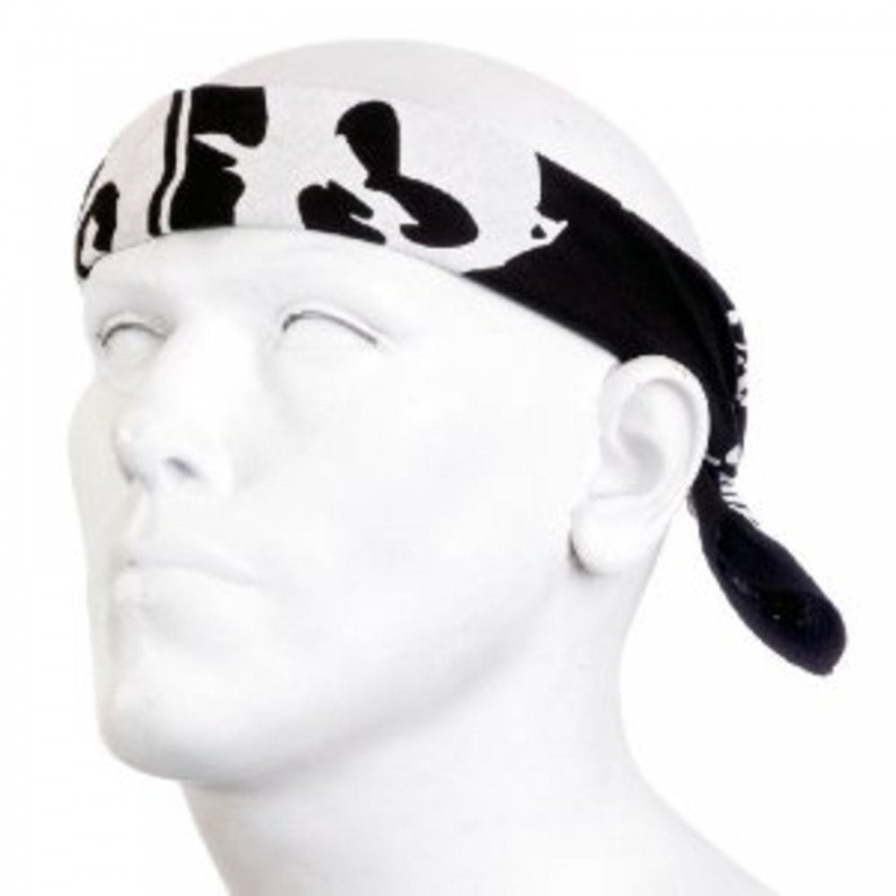 100% cotton mens printed black bandana