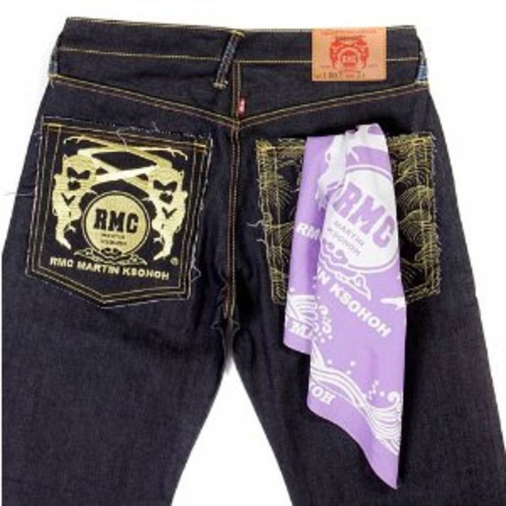 100% cotton mens printed light purple bandana