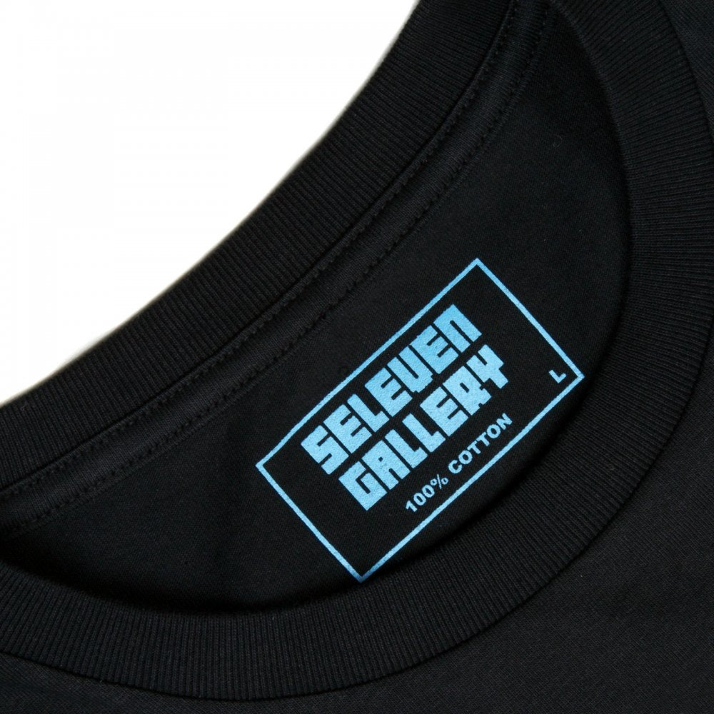 Mens black short sleeve regular fit crew neck t-shirt