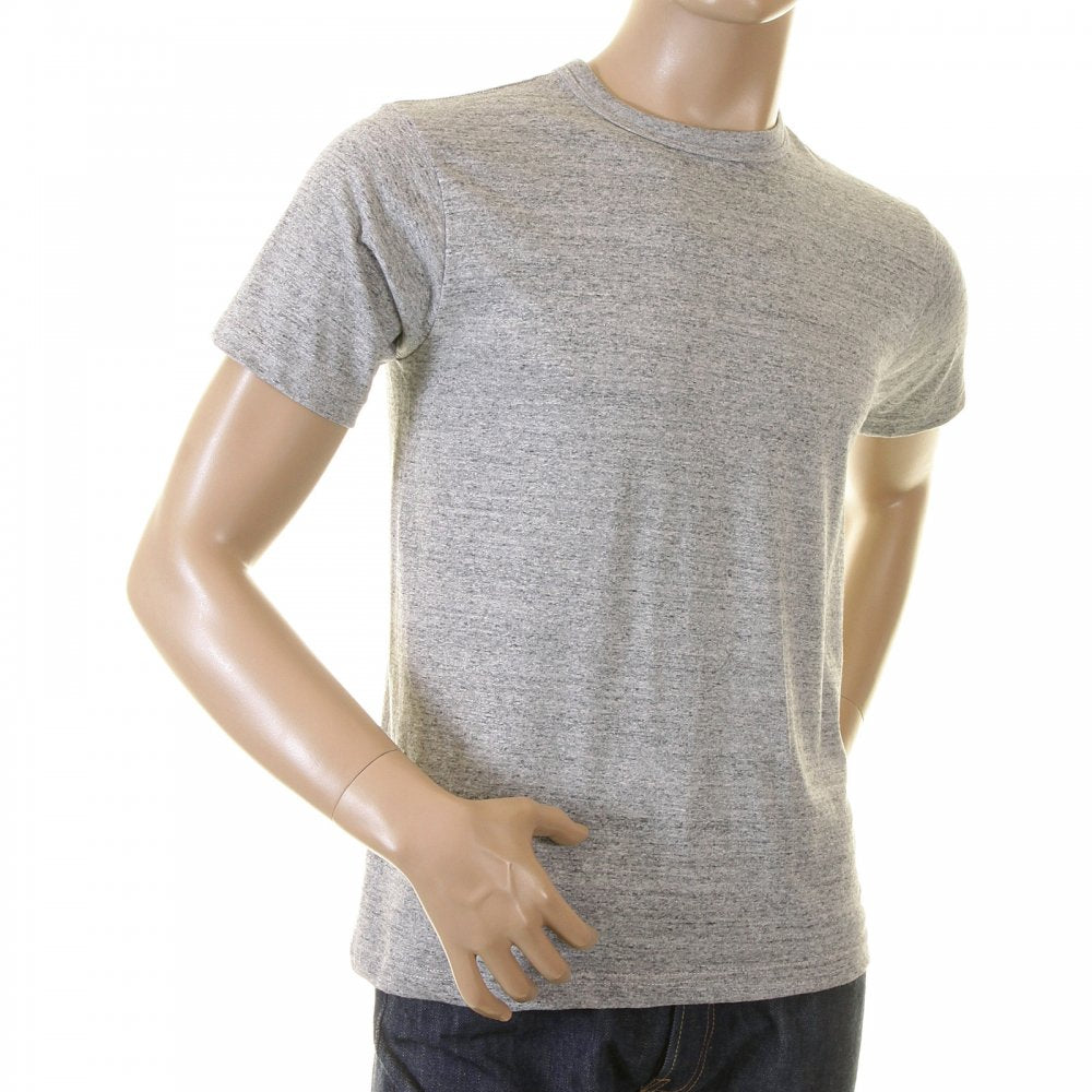 Marl Grey Sexy Fit Short Sleeve Crew Neck Loopwheeled T Shirt WV73544 CANE2023