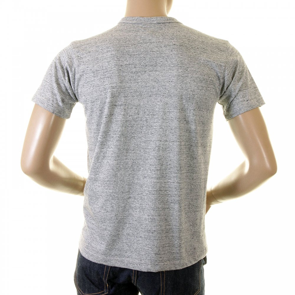 Marl Grey Sexy Fit Short Sleeve Crew Neck Loopwheeled T Shirt WV73544 CANE2023