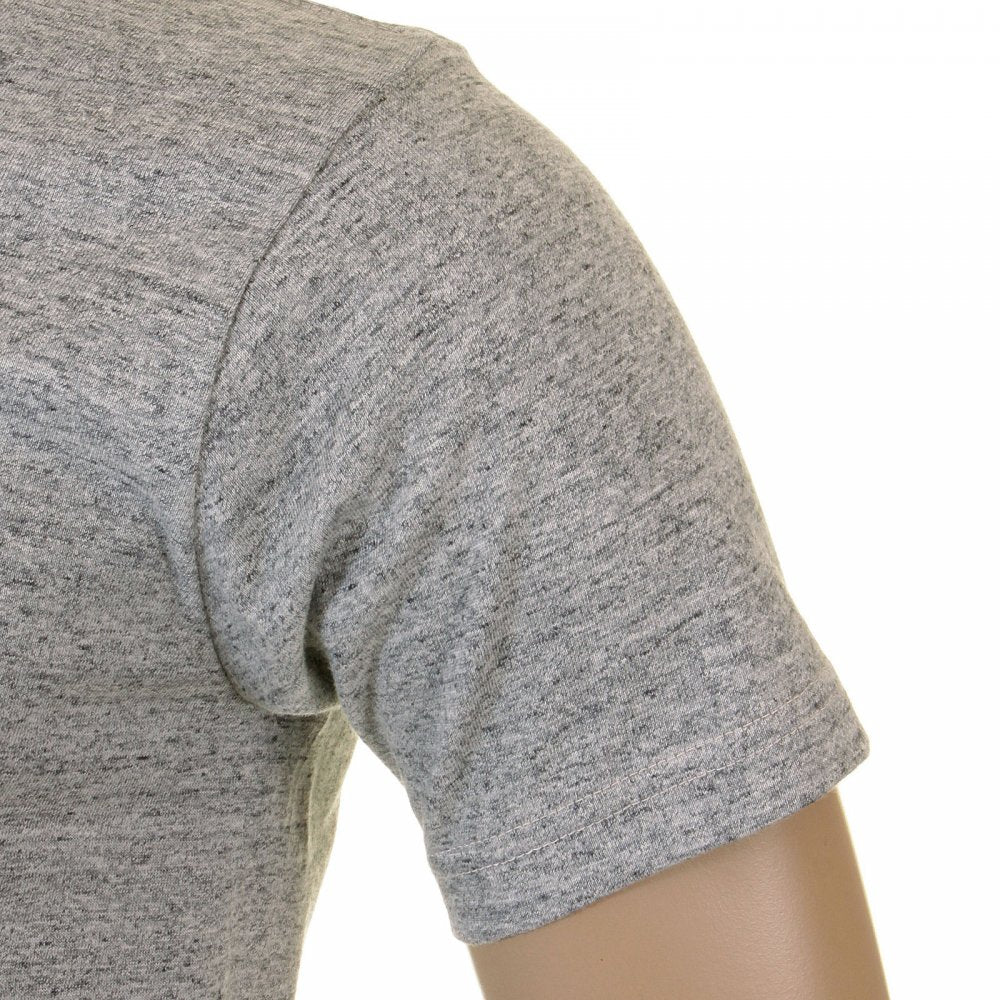 Marl Grey Sexy Fit Short Sleeve Crew Neck Loopwheeled T Shirt WV73544 CANE2023