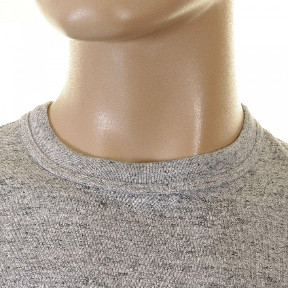 Marl Grey Sexy Fit Short Sleeve Crew Neck Loopwheeled T Shirt WV73544 CANE2023