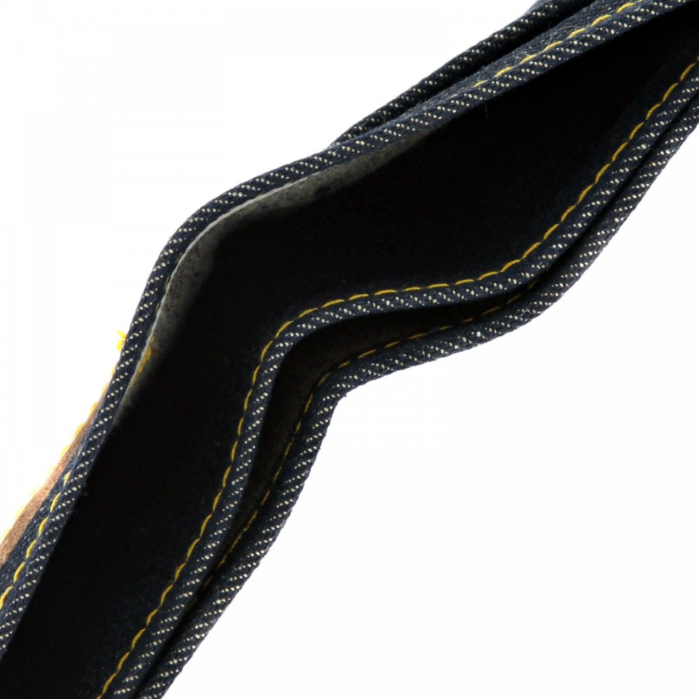 Selvedge Indigo Denim Double Bill Fold Wallet with Key Chain