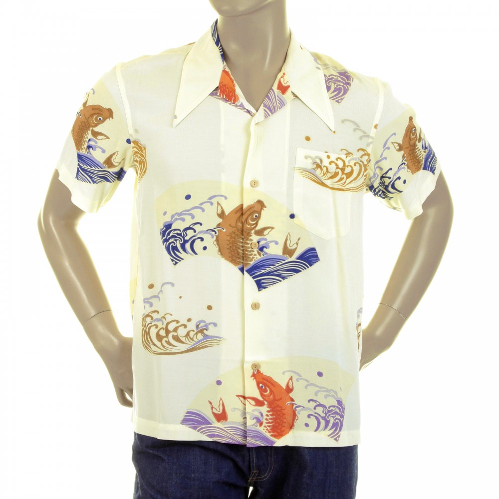 Mens Short Sleeve Regular Fit Printed Shirt
