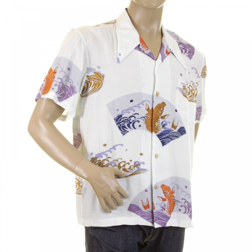 Mens Short Sleeve Regular Fit Printed Shirt