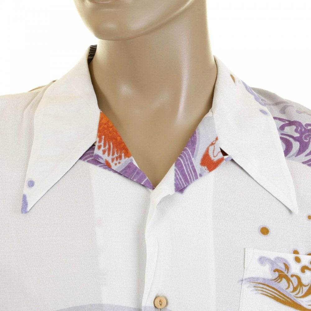 Mens Short Sleeve Regular Fit Printed Shirt
