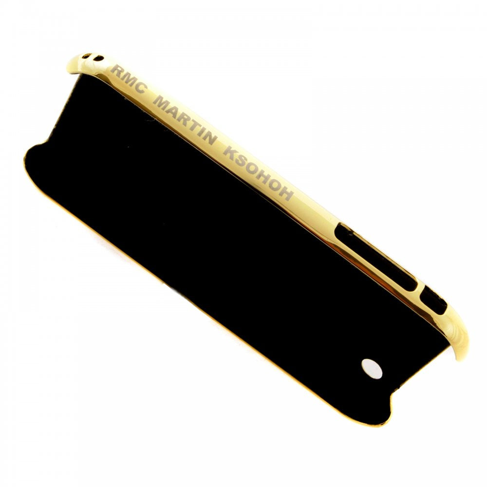 Gold Covered Aluminium IPHONE 3 Case with Slider