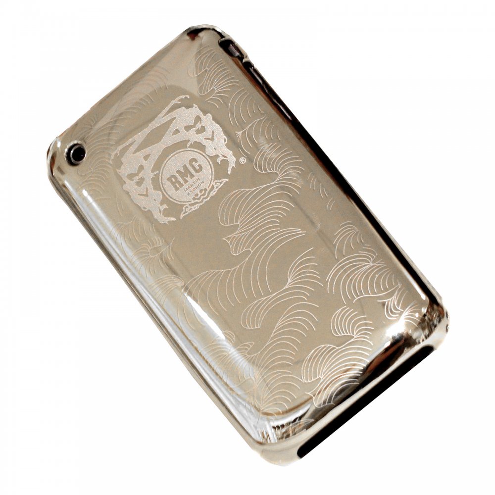 Buy Silver Covered Aluminium IPHONE 3 Case with Slider