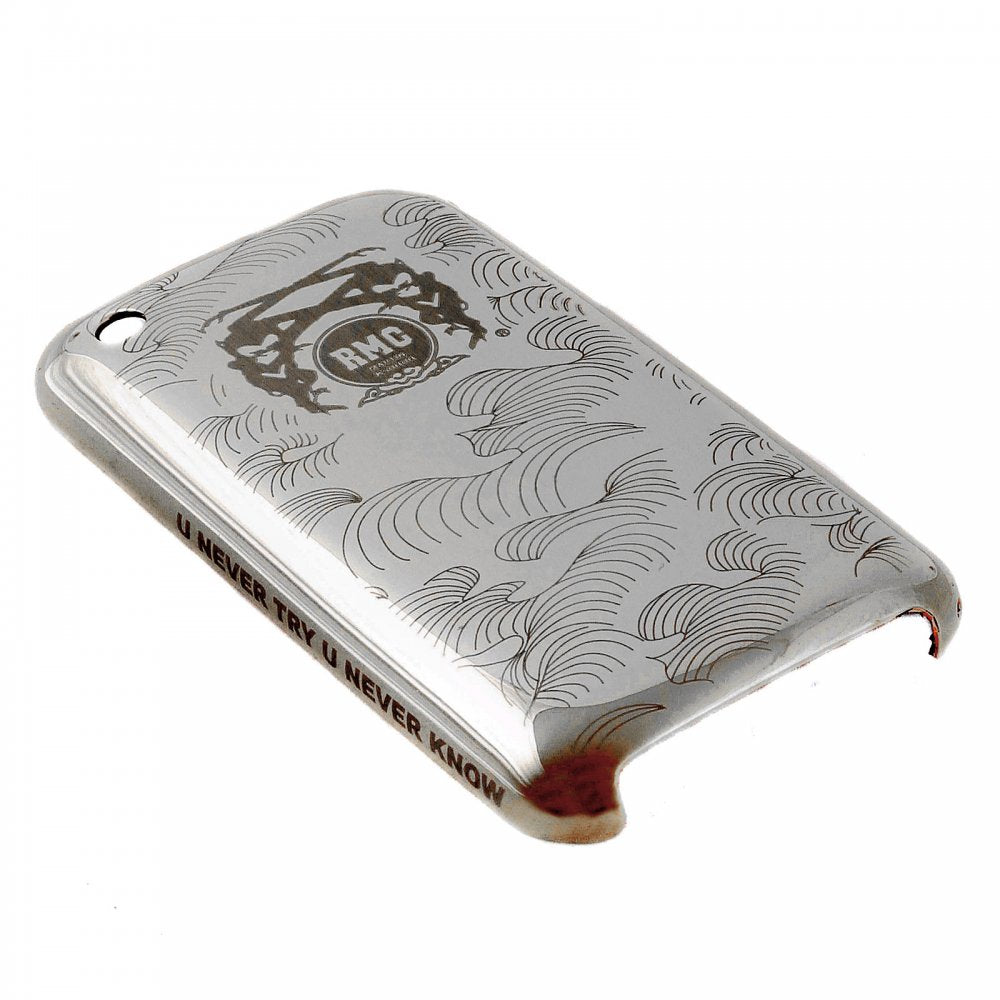 Buy Silver Covered Aluminium IPHONE 3 Case with Slider