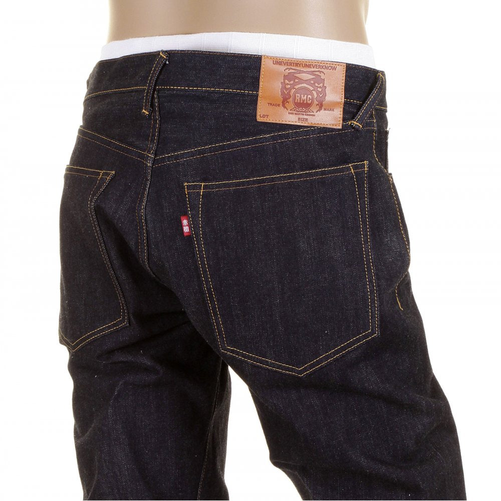 Slimmer Cut Kurabo Dark Indigo Selvedge Raw Denim Jeans