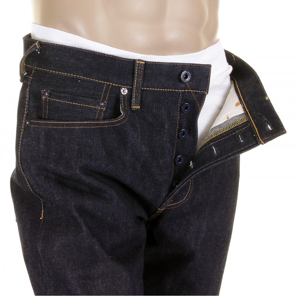 Slimmer Cut Kurabo Dark Indigo Selvedge Raw Denim Jeans