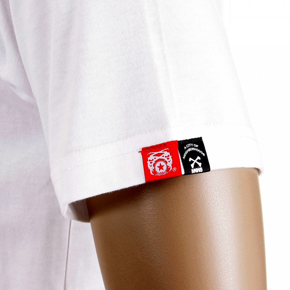 White Crew Neck Regular Fit Short Sleeve T-shirt for Men