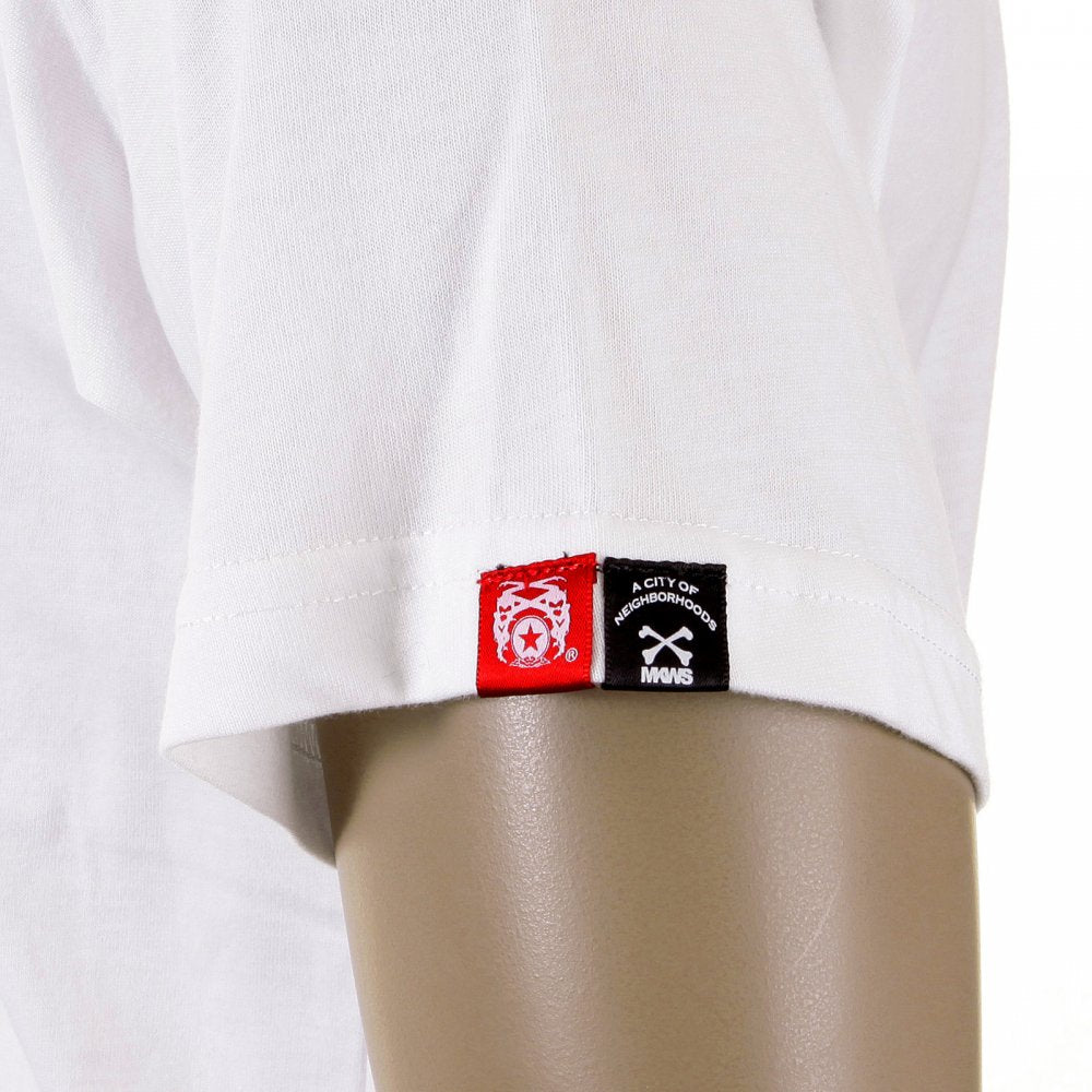 White Regular Fit Short Sleeve Crew Neck T-shirt