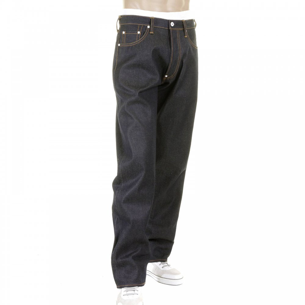 Super Exclusive Dark Indigo Selvedge Raw Dry Denim Jeans