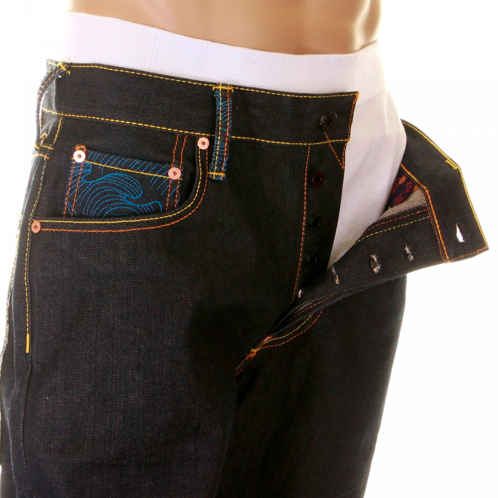 Vintage Cut Selvedge Dark Indigo Raw Denim Jean