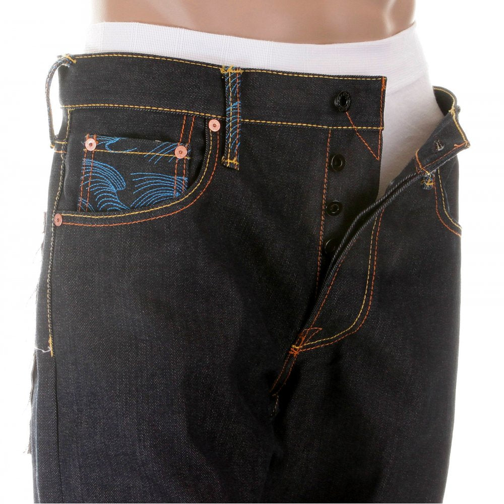 Vintage Cut House Selvedge Dark Indigo Raw Denim Jeans