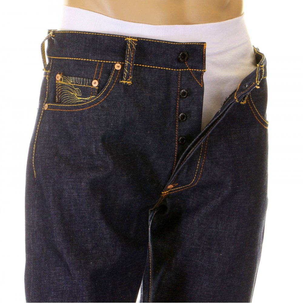 Vintage Cut Limited Edition Dark Indigo Selvedge Raw Denim Jeans