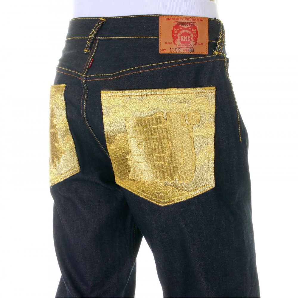 Super Exclusive Design Dark Indigo Selvedge Raw Denim Jeans