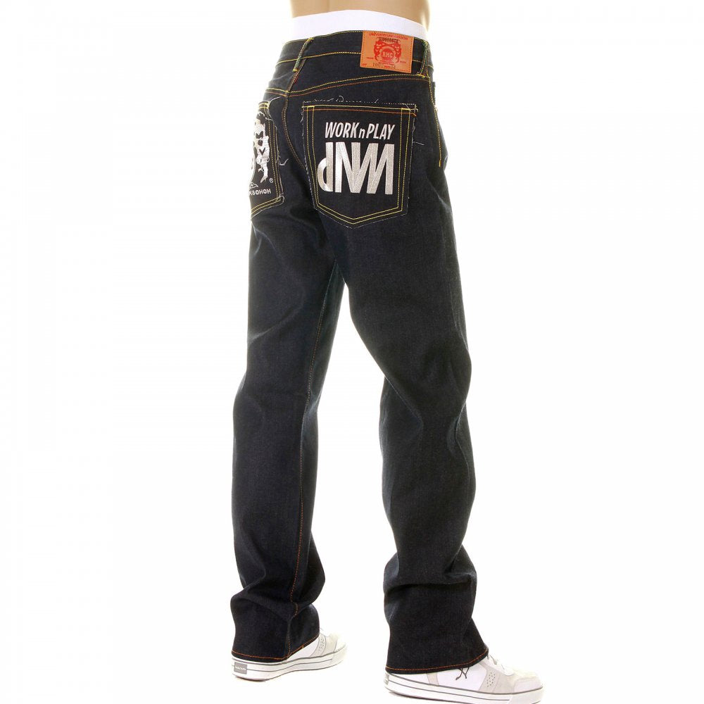 Mens Vintage Cut House Selvedge Raw Denim Jeans