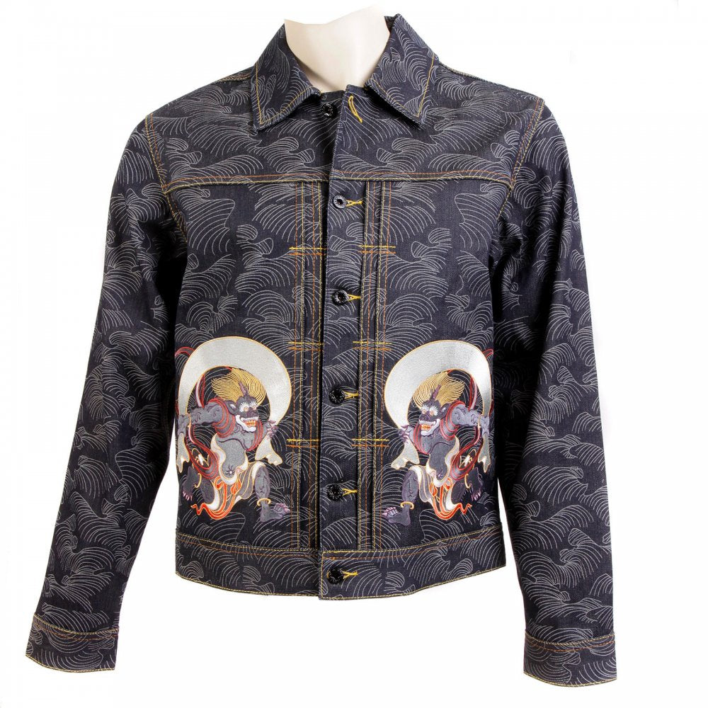 Mens Vintage Cut Raw Selvedge Denim Jacket