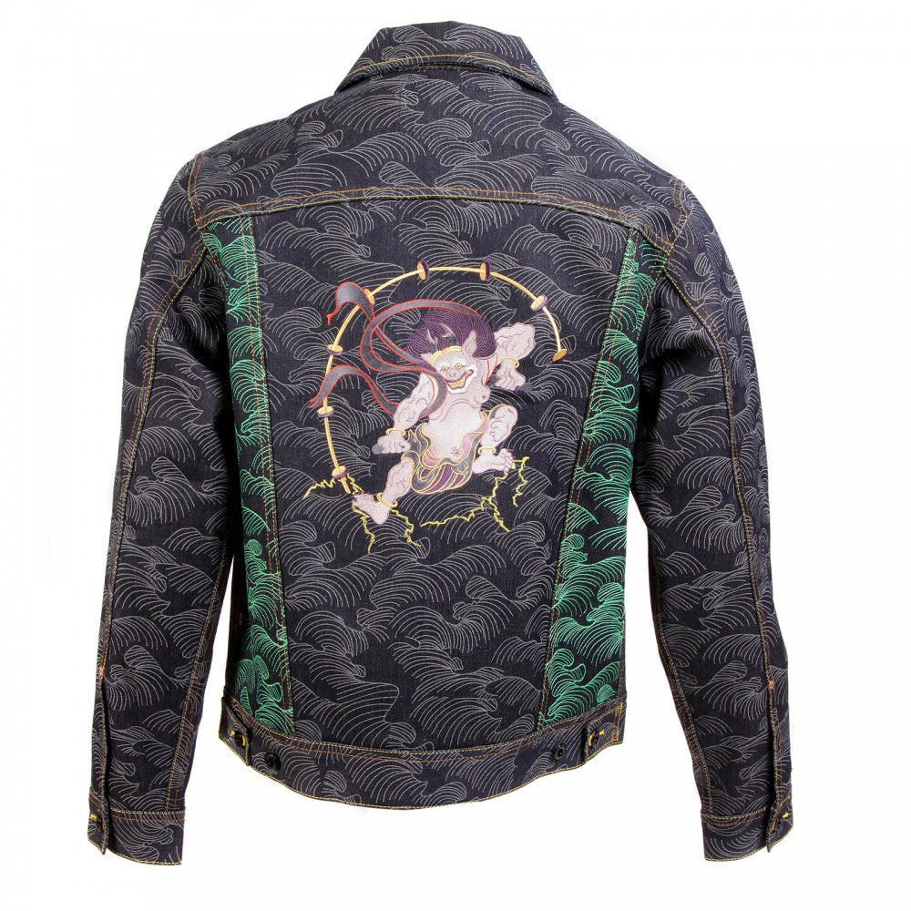 Mens Vintage Cut Raw Selvedge Denim Jacket