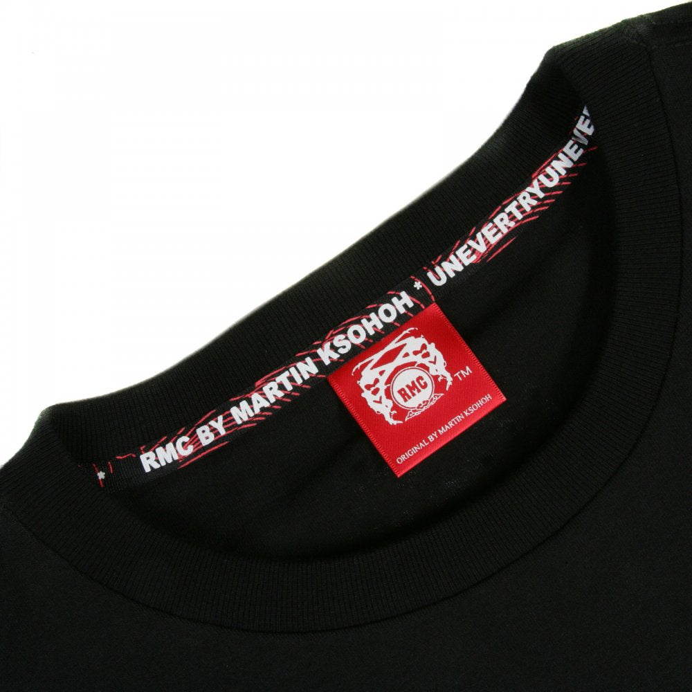 Mens Crew Neck Regular Fit Short Sleeve T-shirt in Black