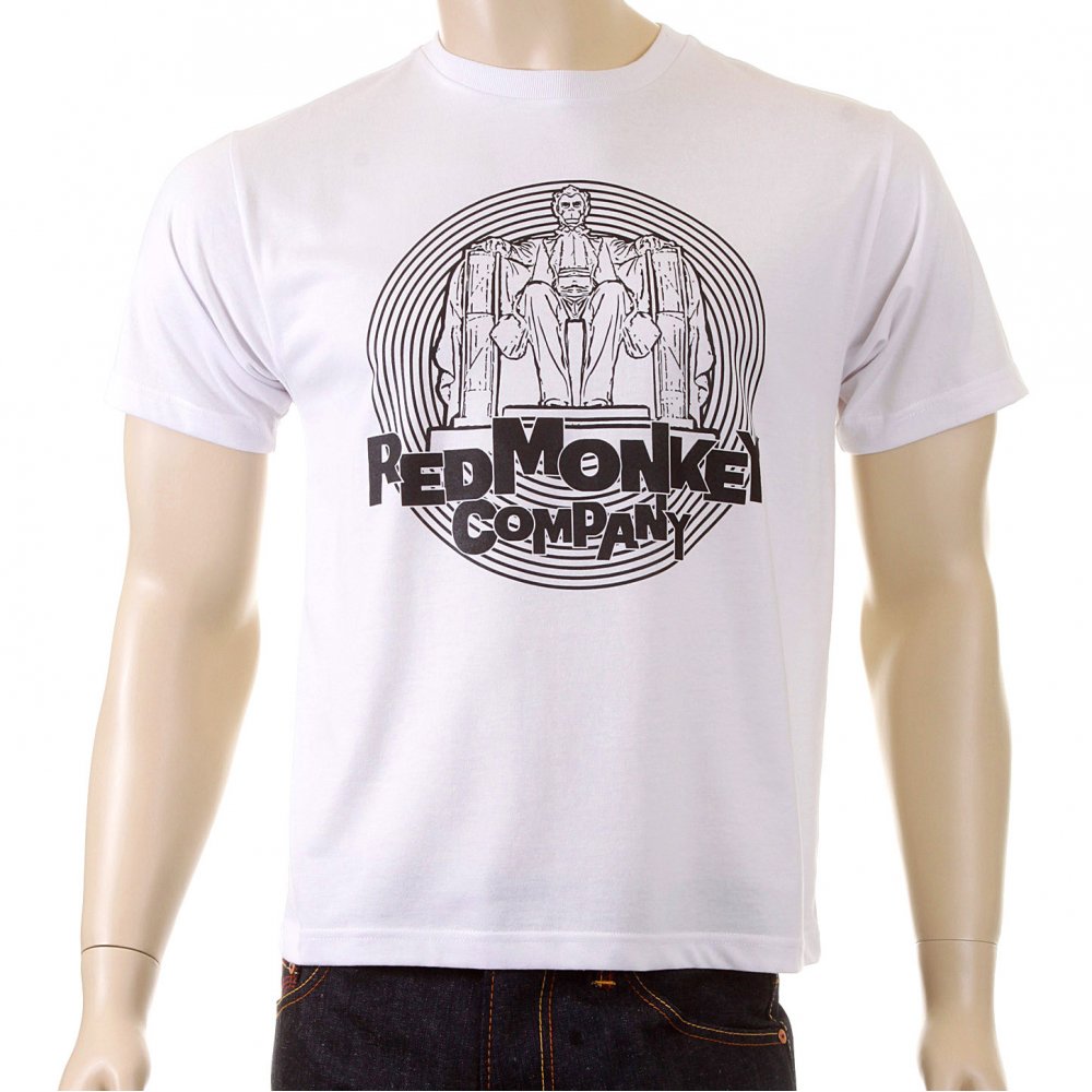 White Short Sleeve Crew Neck Regular Fit T-shirt for Men