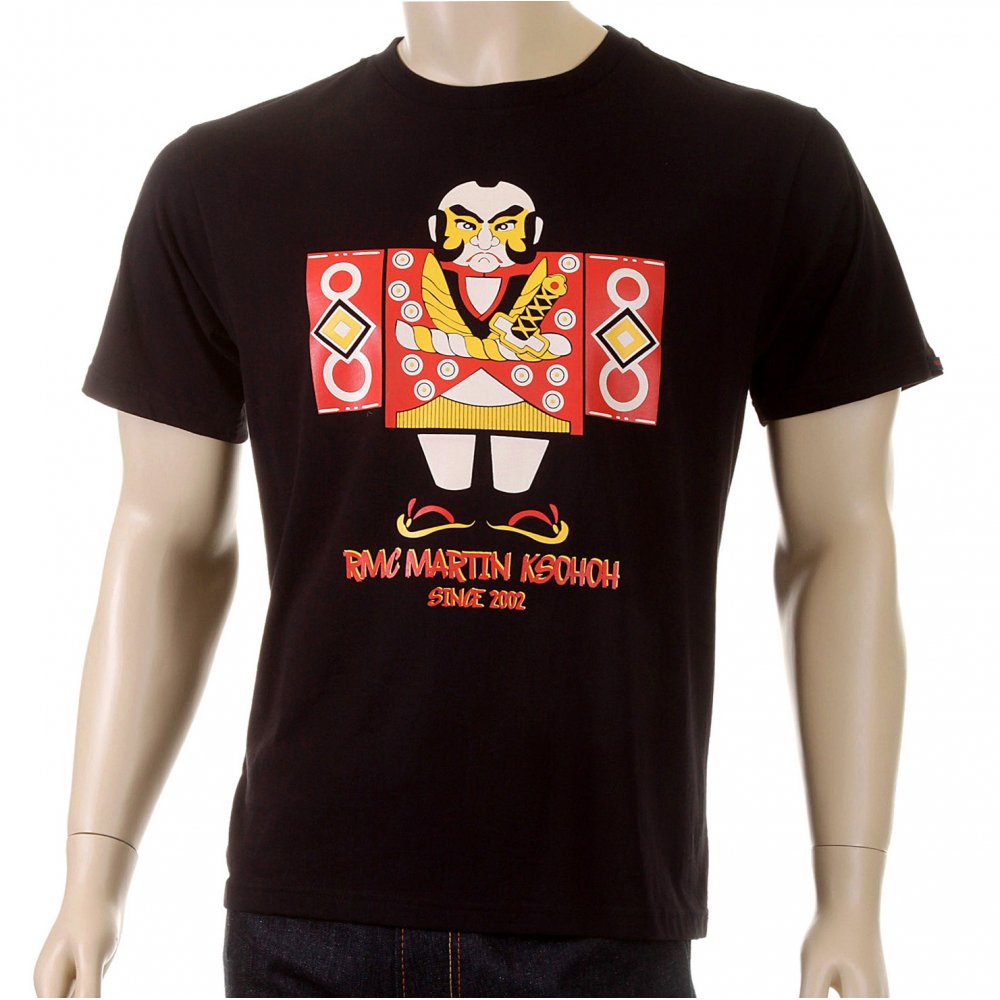 Mens Black Crew Neck Regular Fit Short Sleeve T-shirt