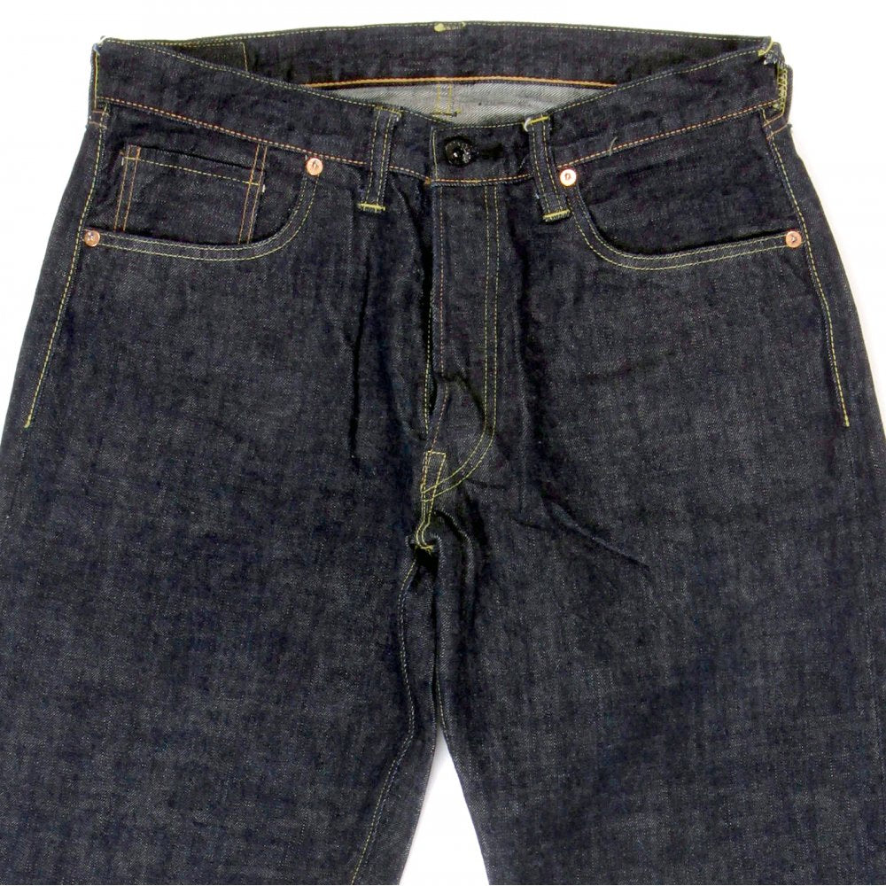 Mens Rinsed Vintage Cut Victory Star One Wash Selvedge Denim Jeans SC40045A