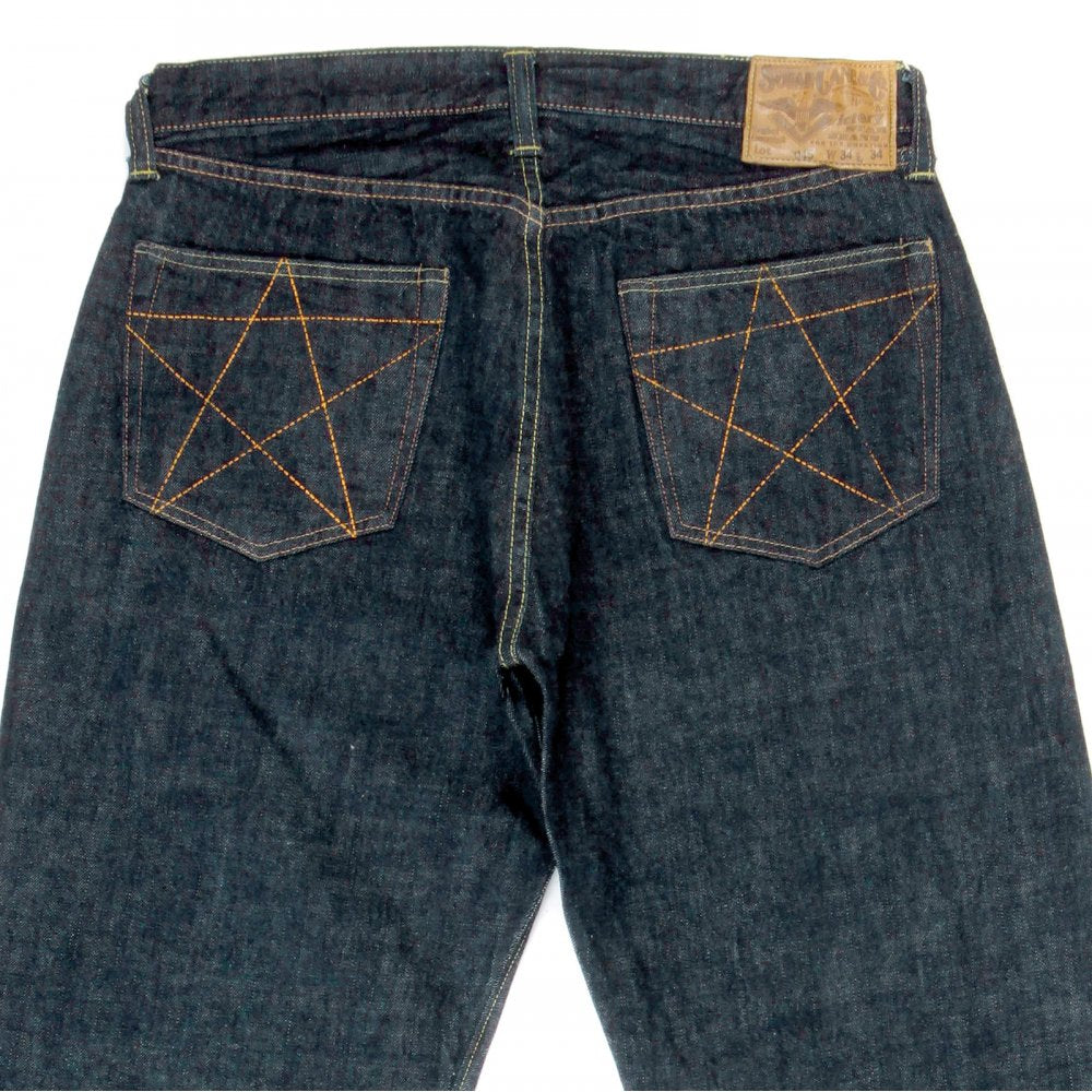 Mens Rinsed Vintage Cut Victory Star One Wash Selvedge Denim Jeans SC40045A