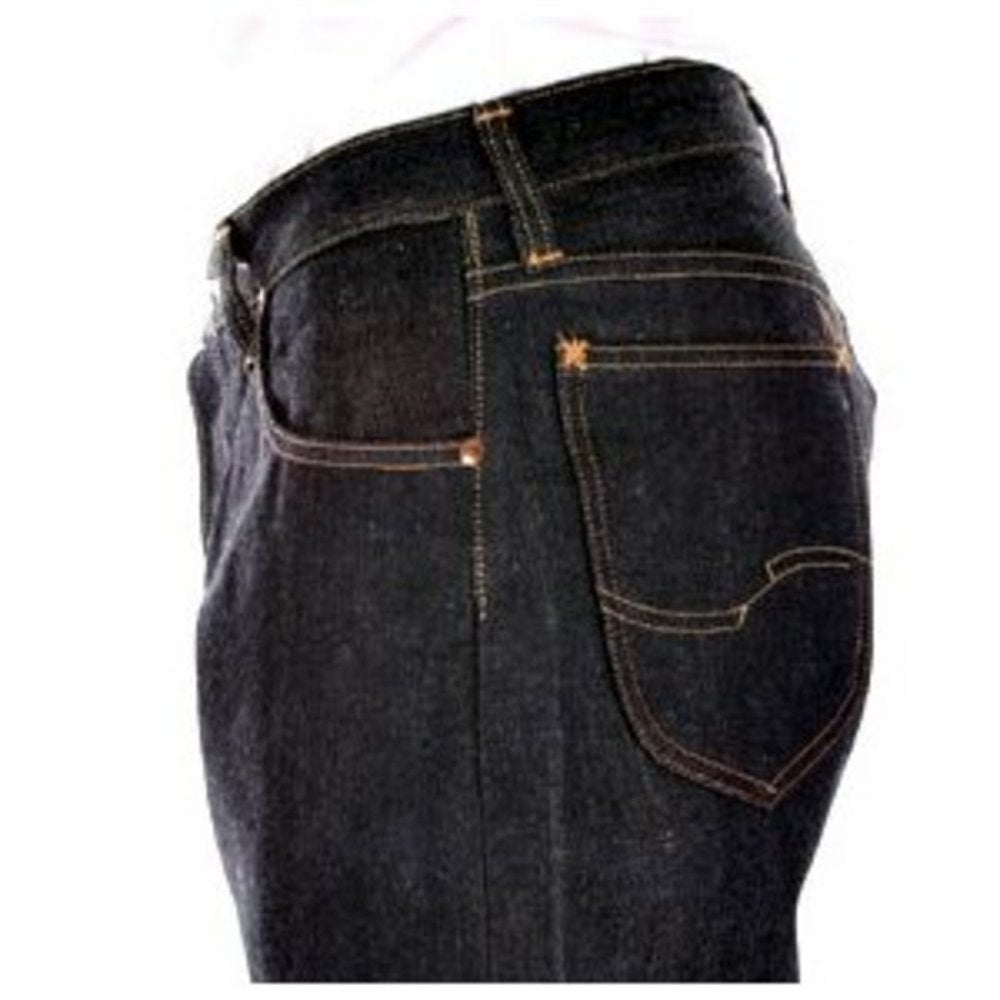 Mens Vintage Cut Non Wash Raw Selvedge Denim Jeans with Button Fly SC41945N