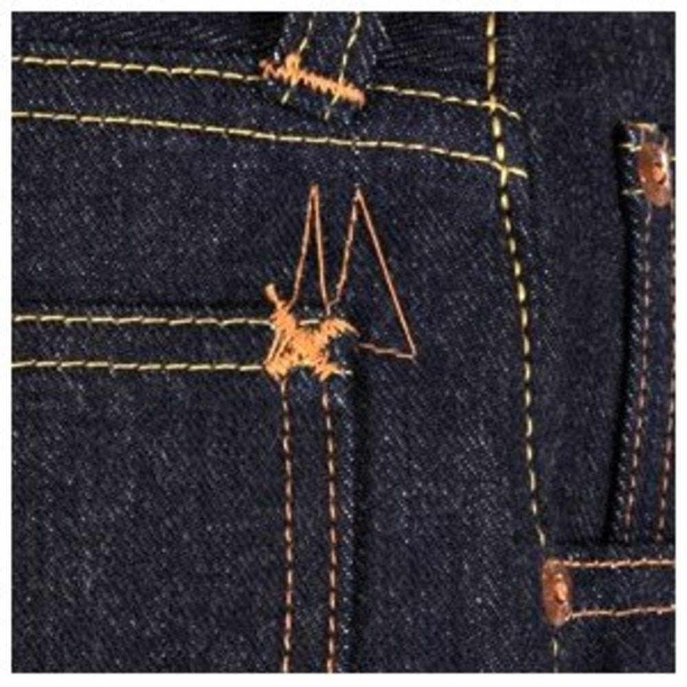 Mens Vintage Cut Non Wash Raw Selvedge Denim Jeans with Button Fly SC41945N