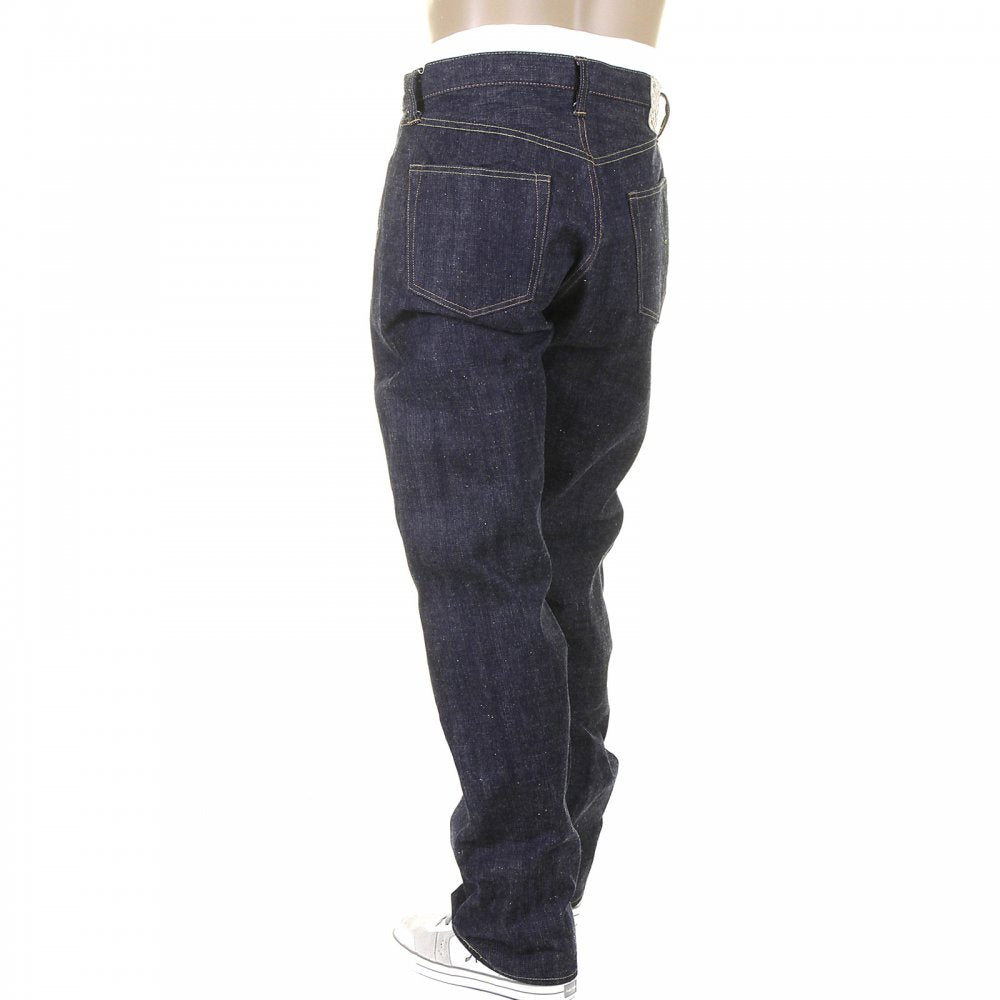 Mens Vintage Cut Okinawa Non Wash Selvedge Raw Denim Jeans SC40301N