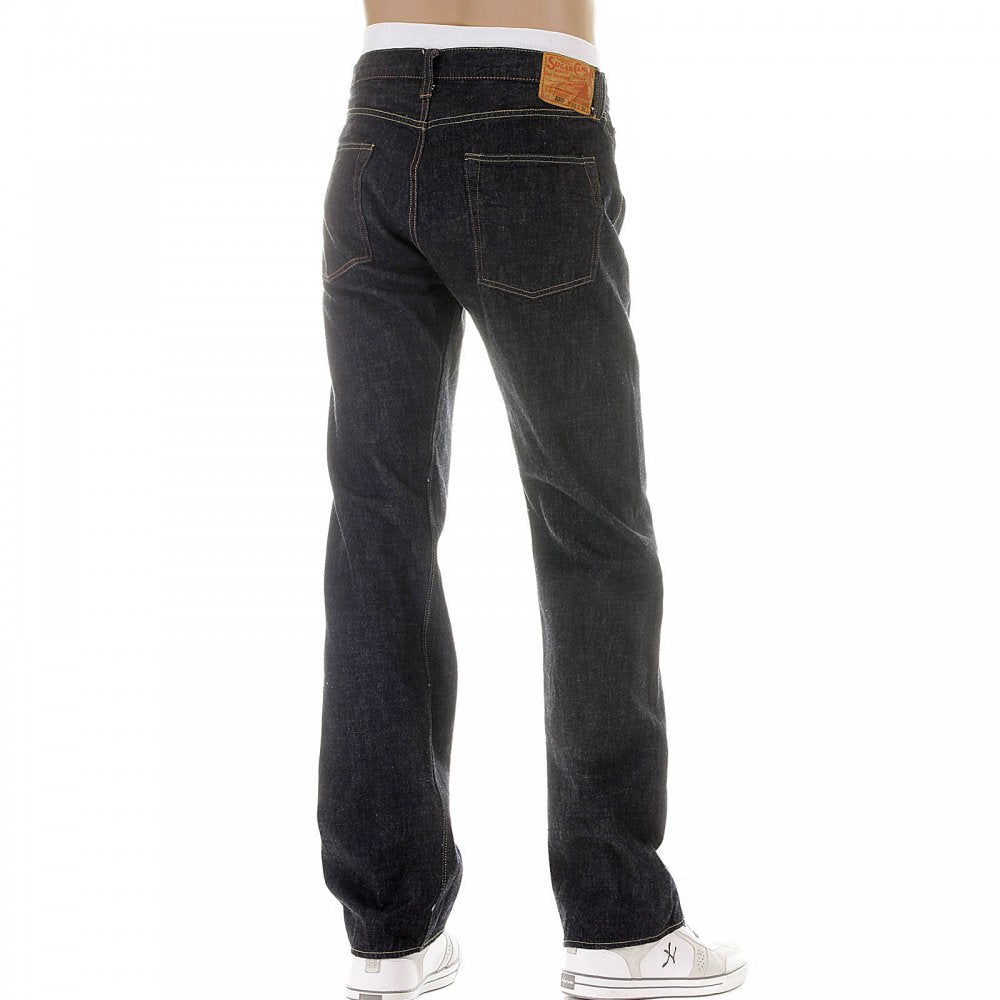 Mens Vintage Cut One Wash Red Line Selvedge Denim Jeans SC42009A