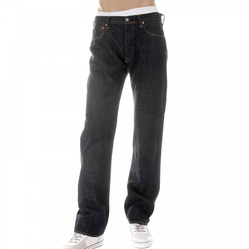Mens Vintage Cut One Wash Red Line Selvedge Denim Jeans SC42009A