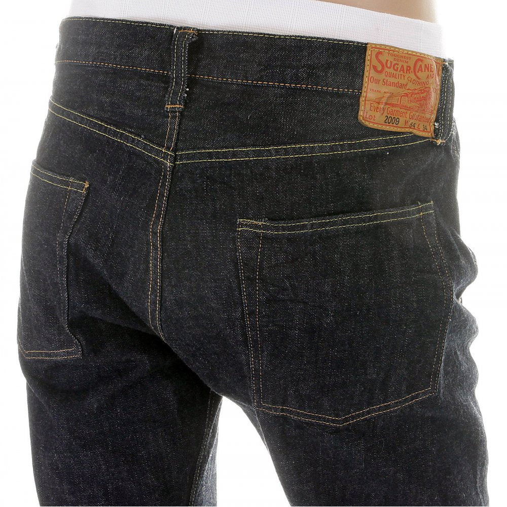 Mens Vintage Cut One Wash Red Line Selvedge Denim Jeans SC42009A