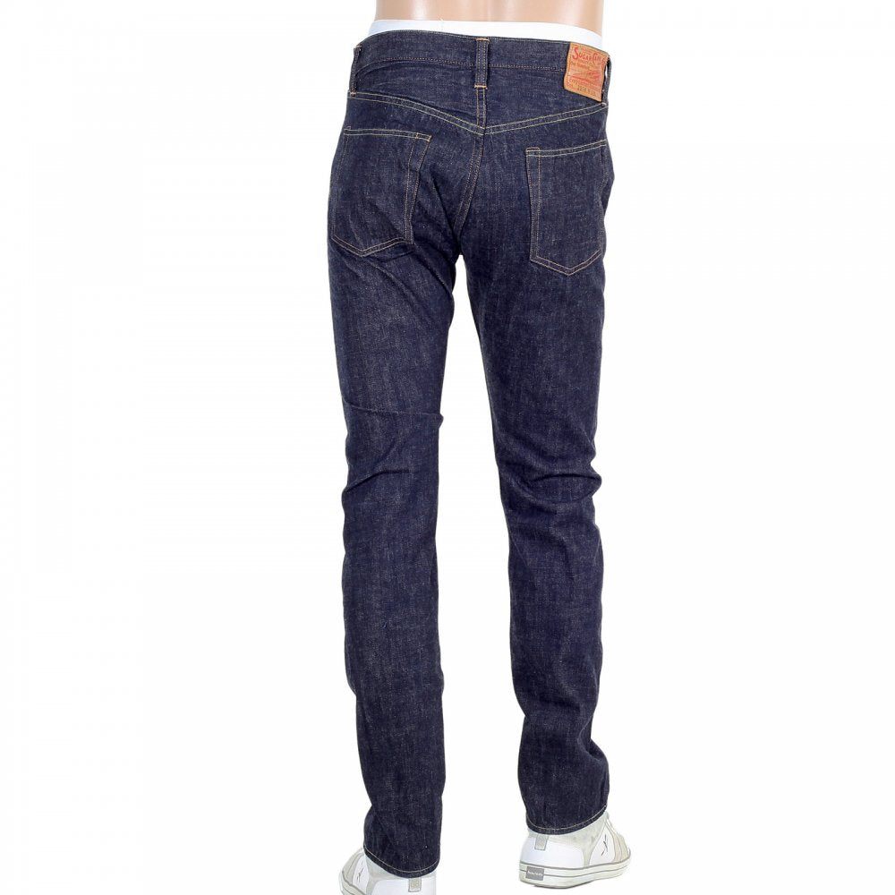 Slim Fit Lower Rise Straight Leg Denim One Wash Jeans SC42014A