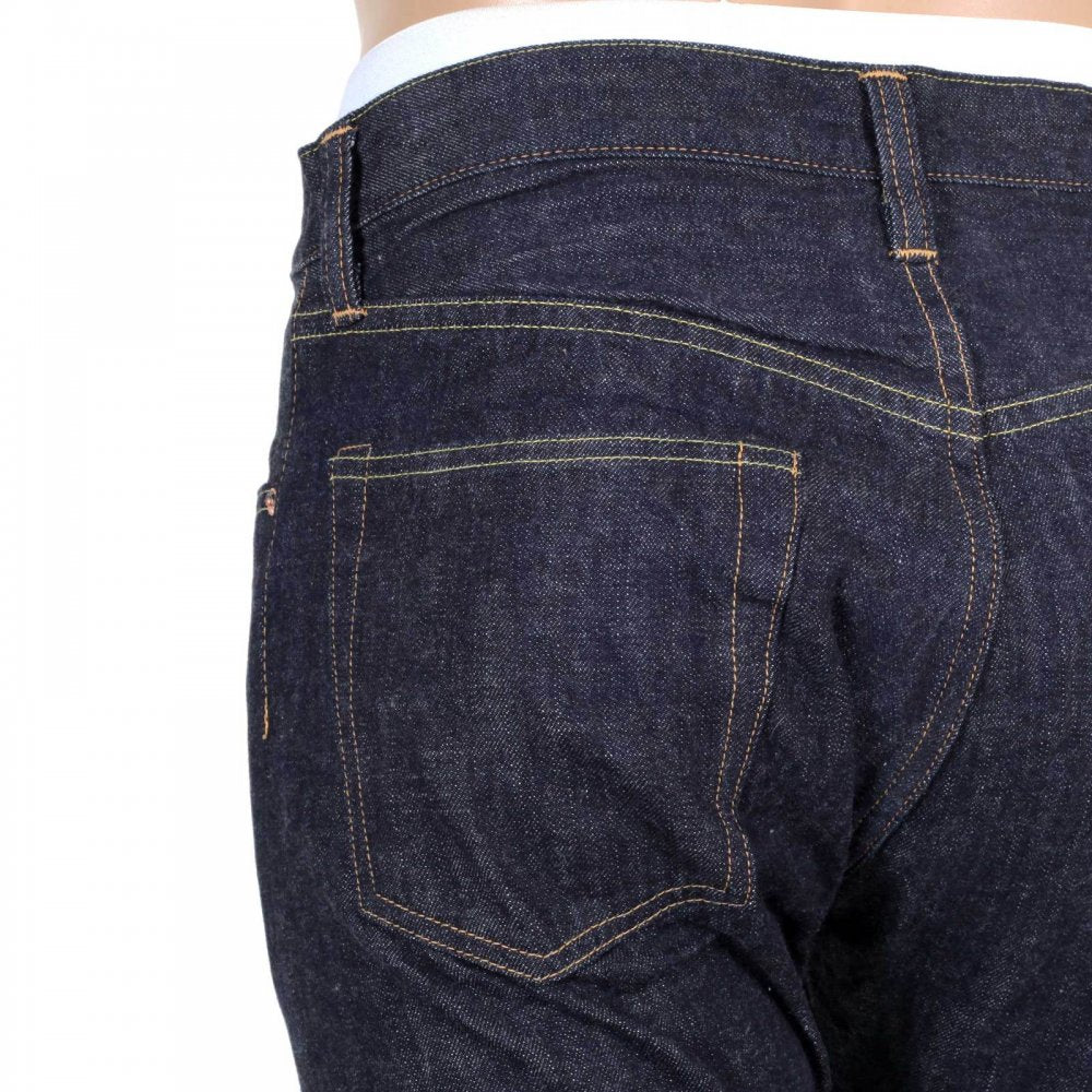 Slim Fit Lower Rise Straight Leg Denim One Wash Jeans SC42014A