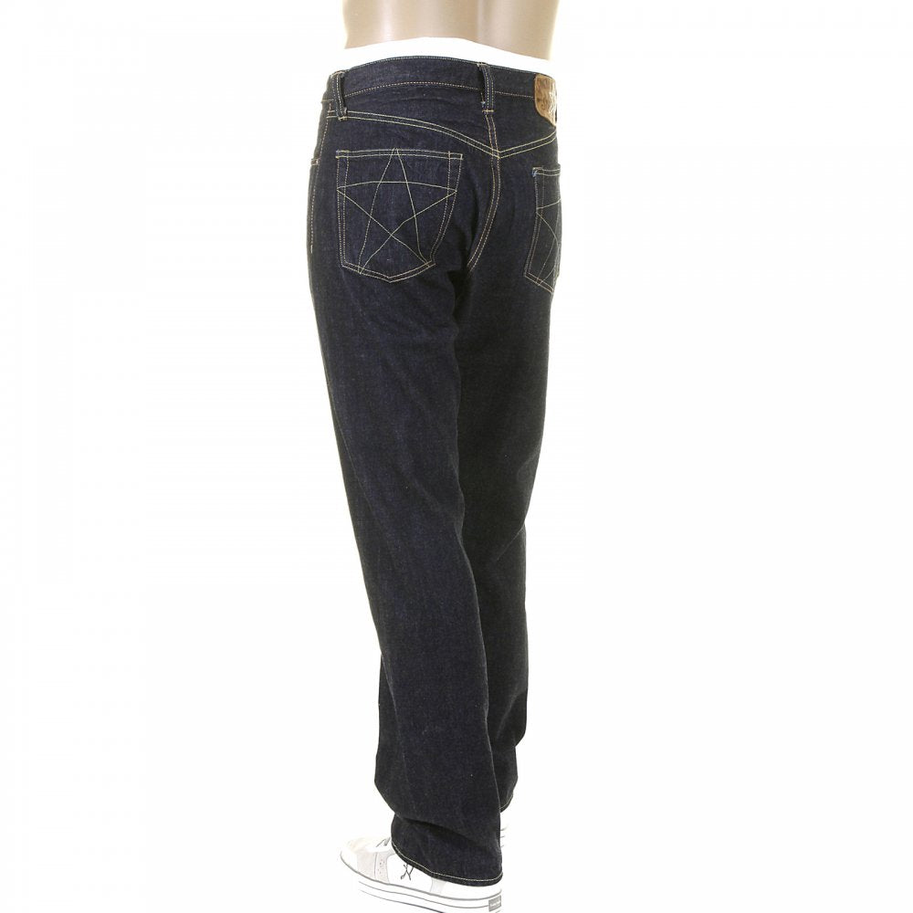 Union Star Vintage Cut Japanese Selvedge One Wash Denim Jeans for Men SC40065A
