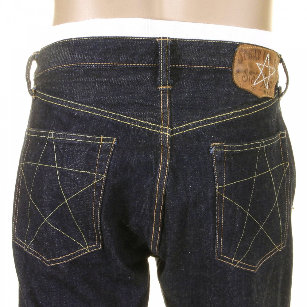 Union Star Vintage Cut Japanese Selvedge One Wash Denim Jeans for Men SC40065A