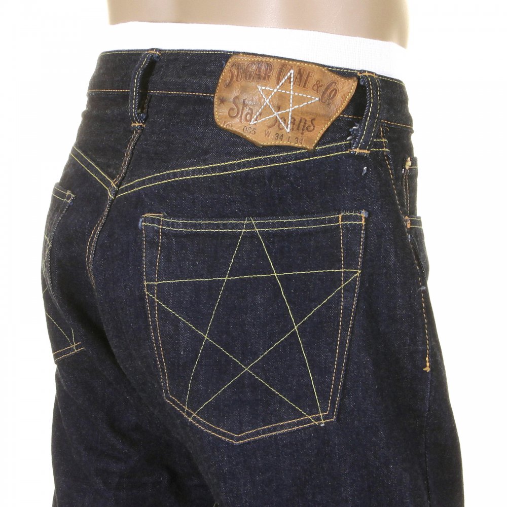 Union Star Vintage Cut Japanese Selvedge One Wash Denim Jeans for Men SC40065A