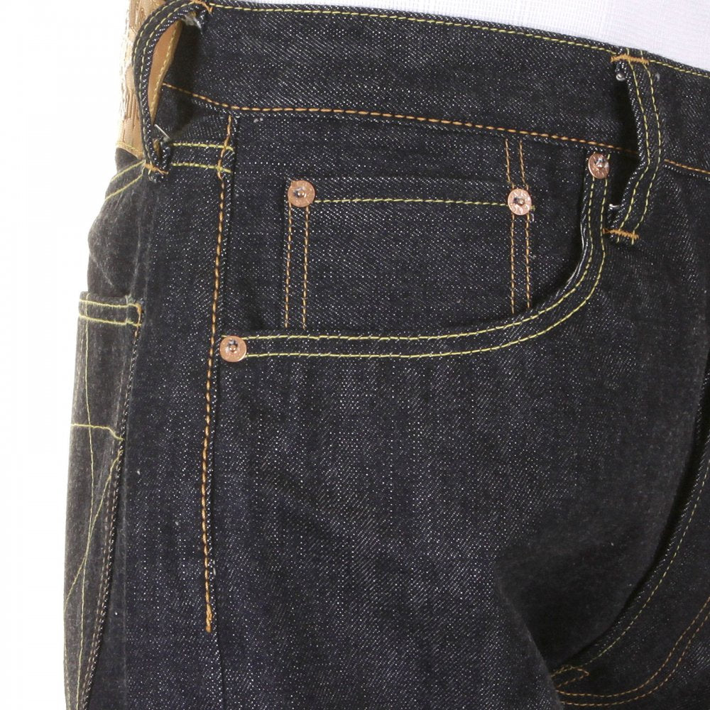 Mens Union Star Vintage Cut Japanese NonWash Selvedge Raw Denim Jeans SC40065N