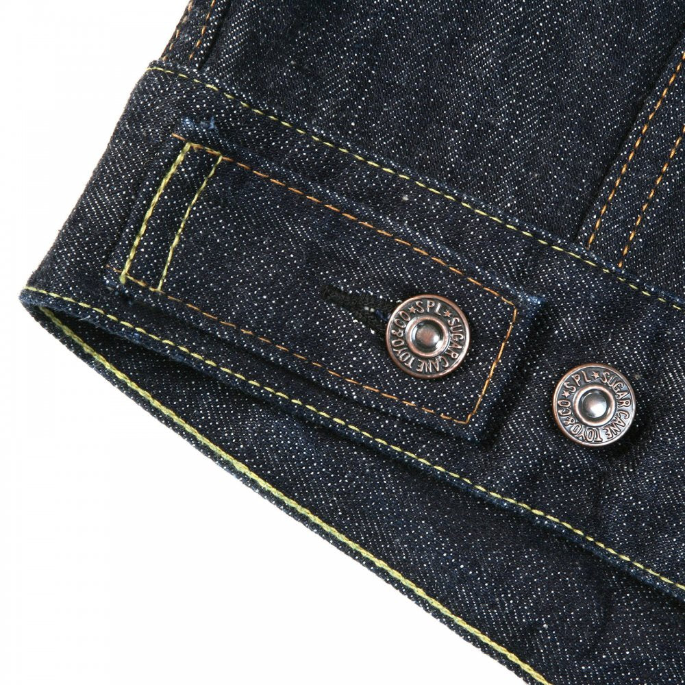 Mens One Wash Vintage Cut Regular Fit Western Style Denim Jacket SC11962A