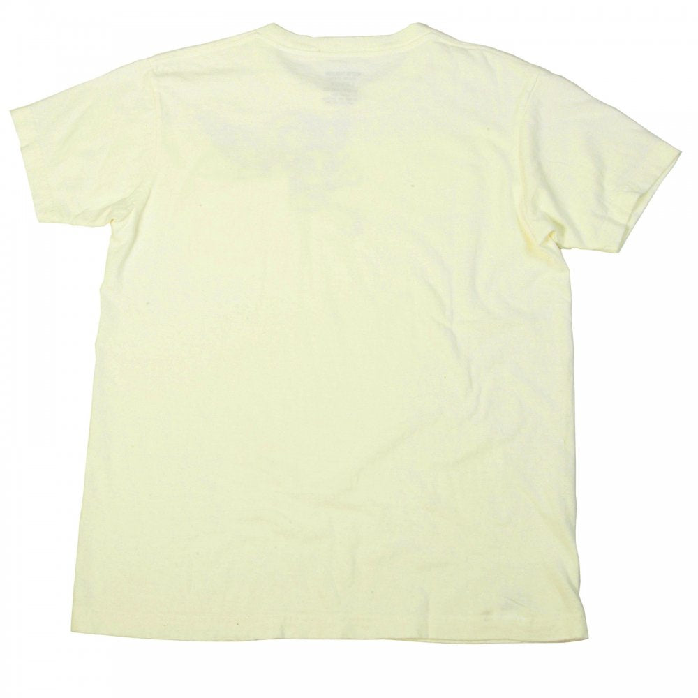 Limited Edition Mister Freedom Crew Neck Tubular Knit Slim Fit T-shirt in Ivory White SC73279