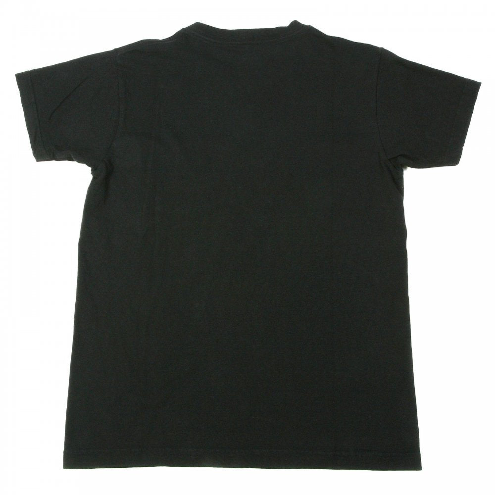 Mens Limited Edition Mister Freedom Tubular Knit Crew Neck Slim Fit Short Sleeve T-shirt in Black SC73279