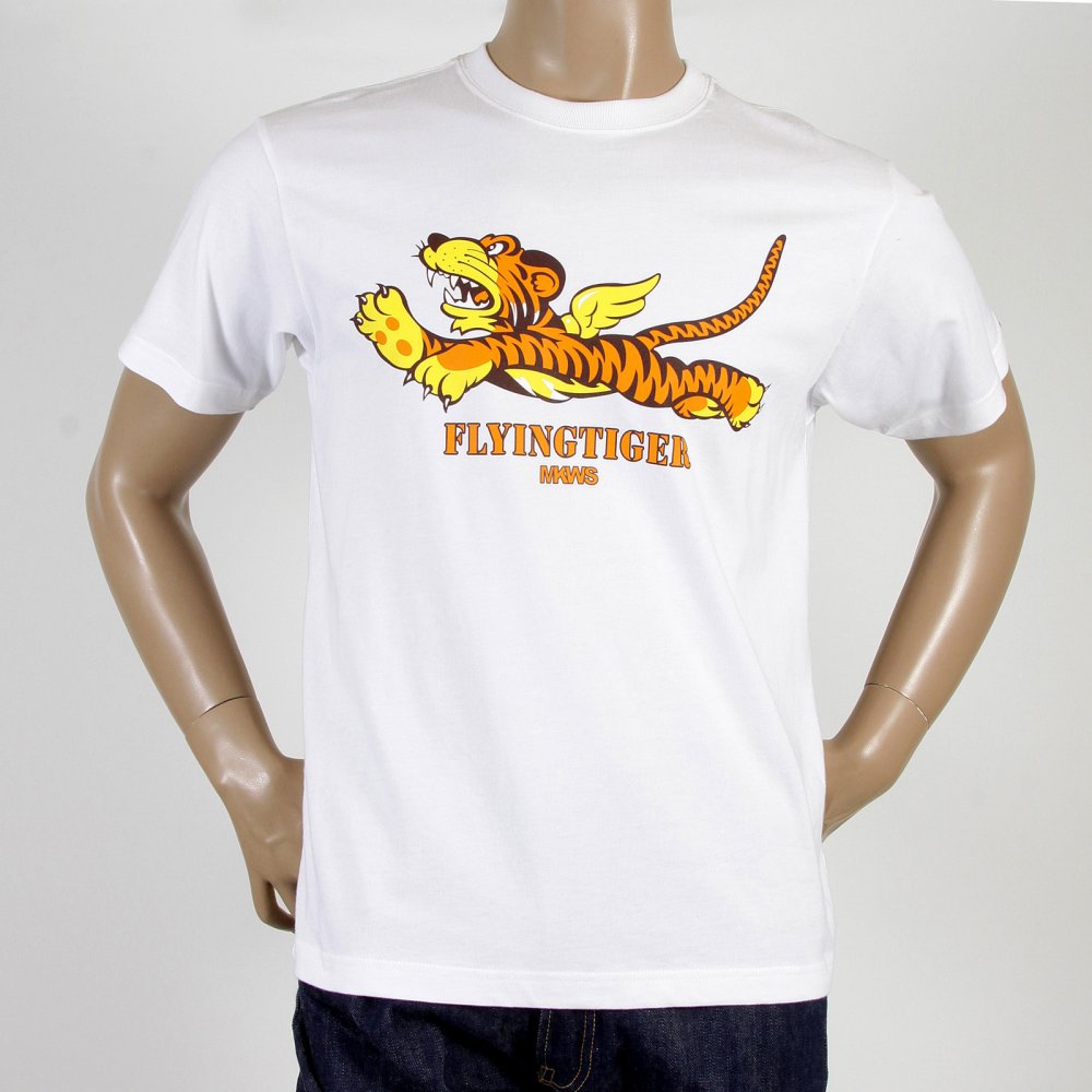 Mens Crew Neck Short Sleeve Regular Fit T-Shirt in White