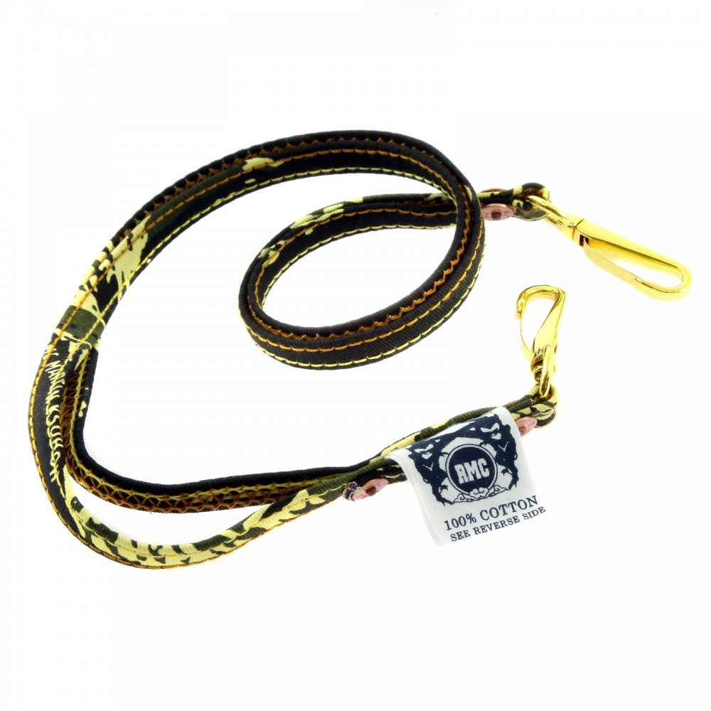 Green Tiger Camo Lanyard Boxed Key Chain
