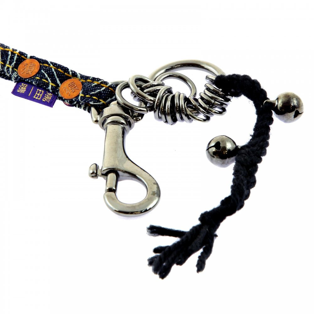 Tsunami Wave Boxed Unisex Indigo Denim Key Chain